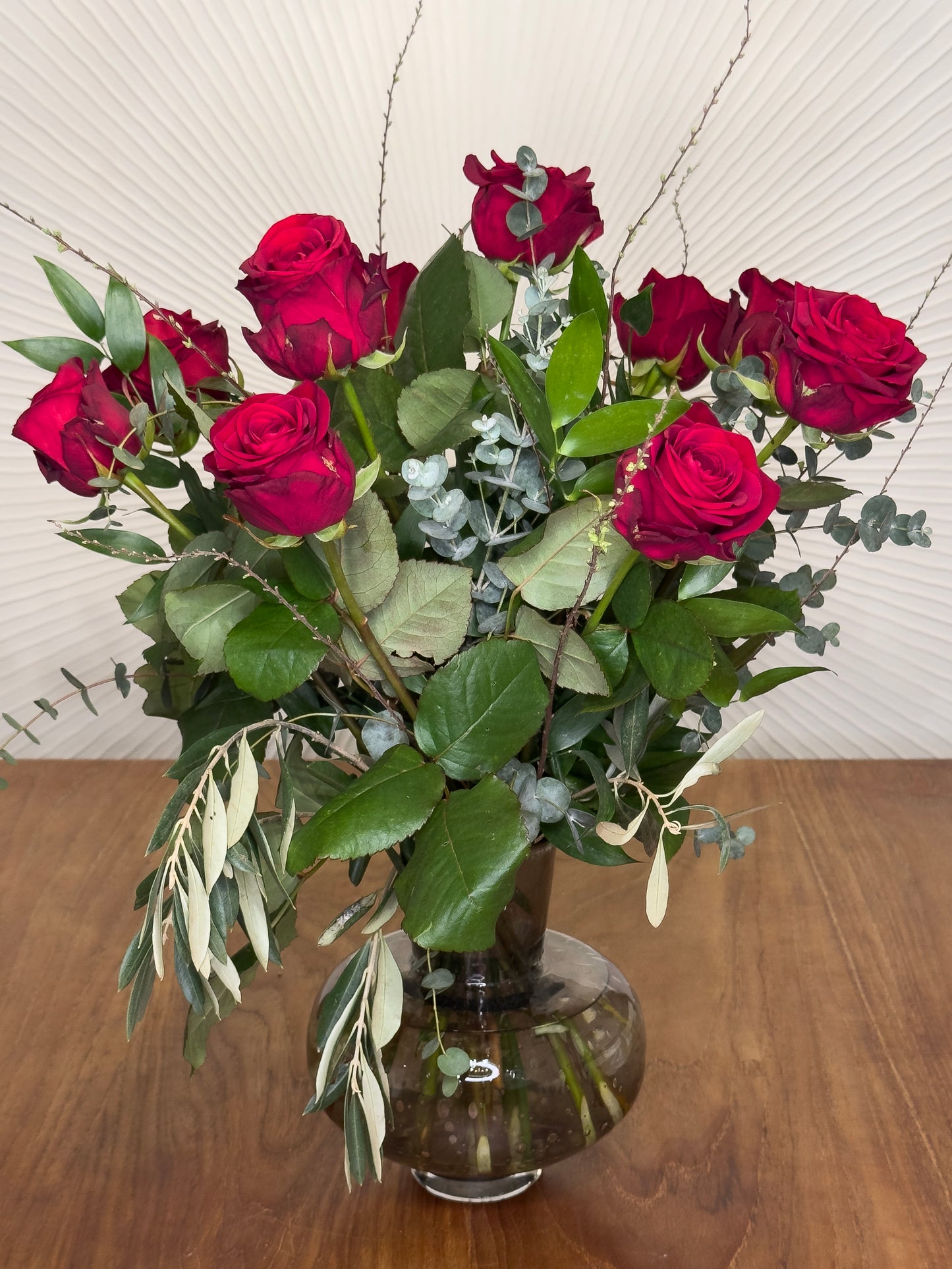 Roter Rosenstrauß