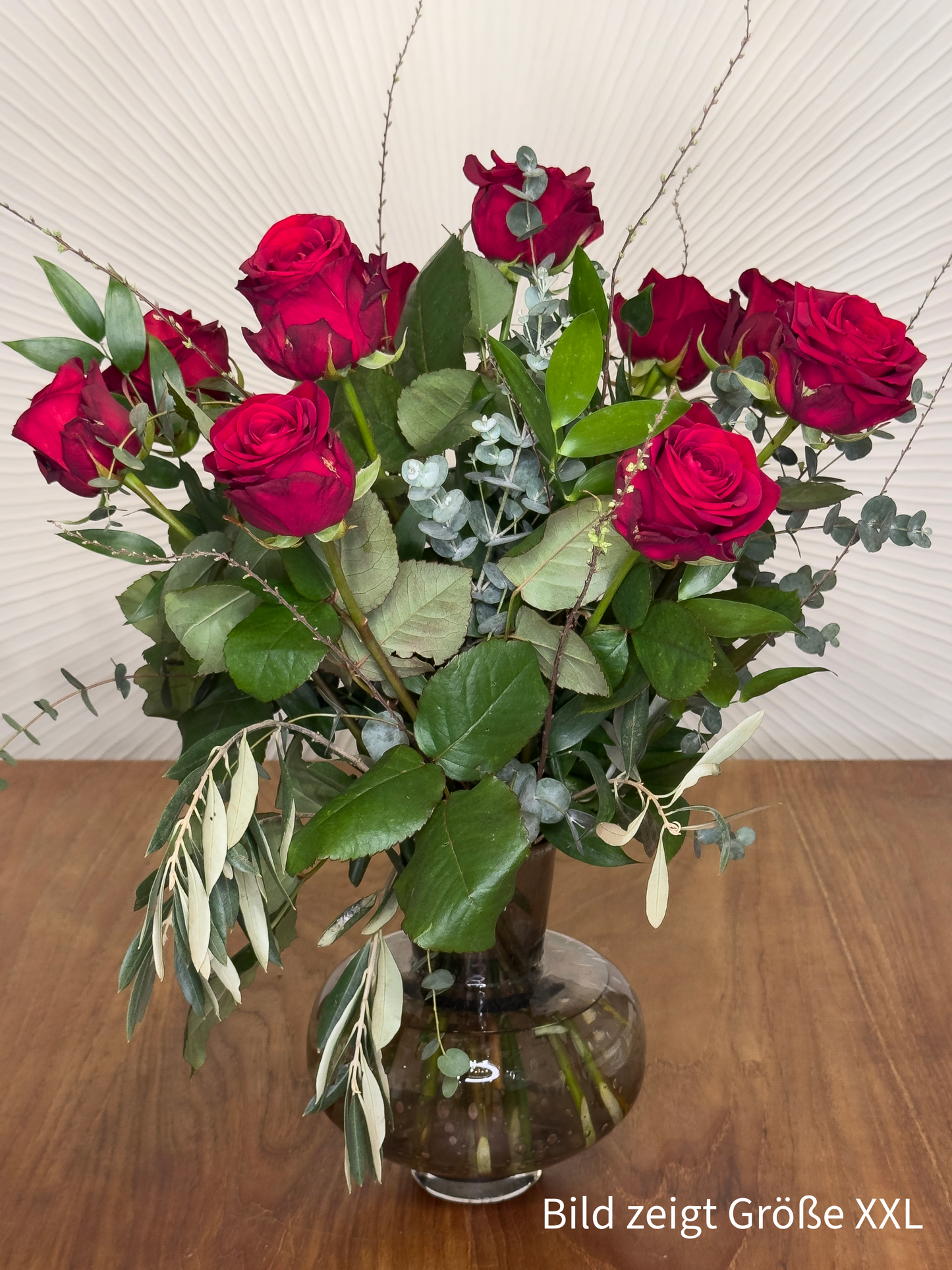 Roter Rosenstrauß