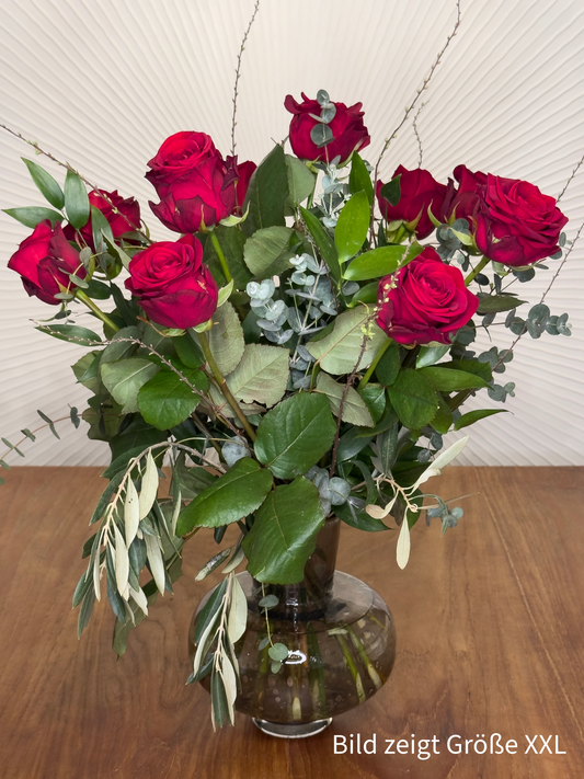Roter Rosenstrauß